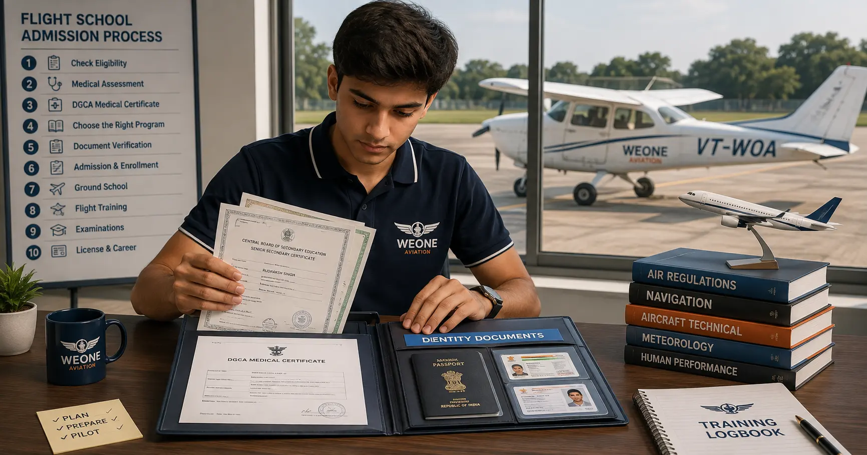 Flight School Prerequisites in India: Step-by-Step Admission Guide (2026)