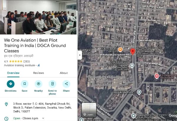 We One Aviation Academy - Sector-7, Dwarka, New Delhi 110077