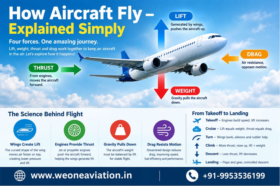 How Aircraft Fly – Explained Simply