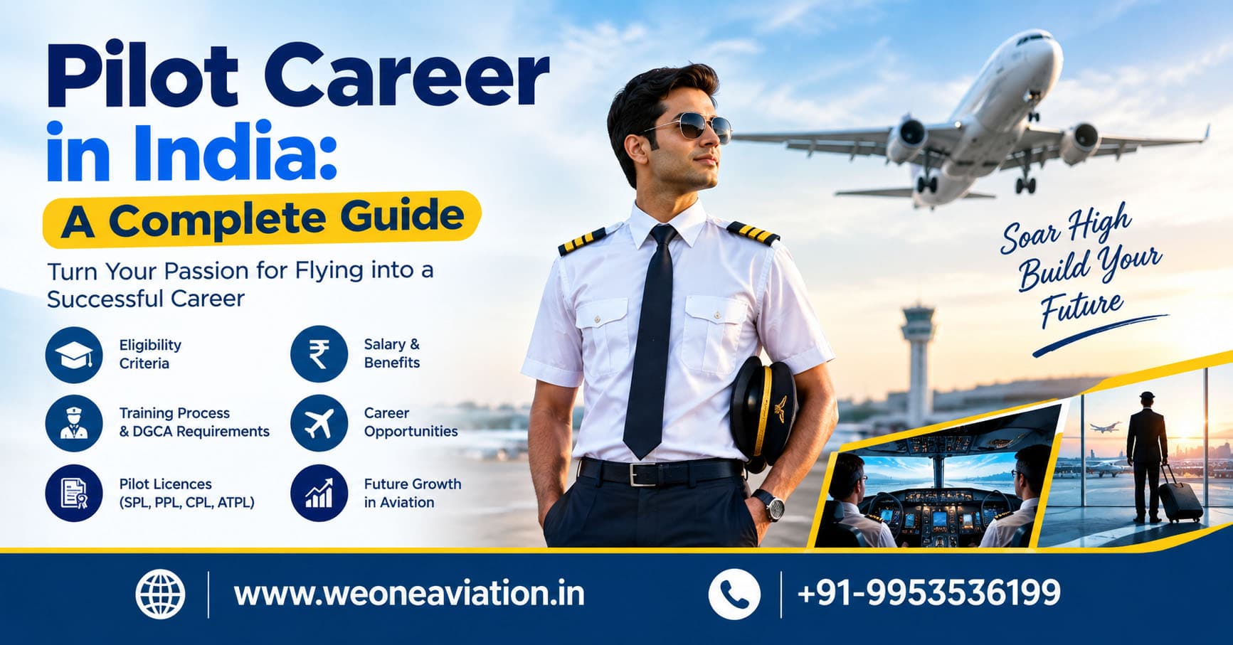 pilot career in india