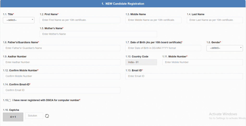 Second Step For Apply Computer Number